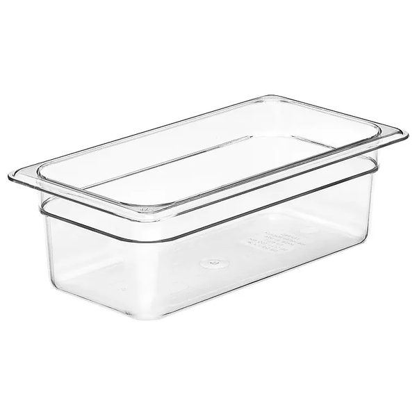 CAMBRO-KHAY NHỰA TRONG SUỐT 17.6X32.5X10CM (PC FOOD PAN GN1/3)