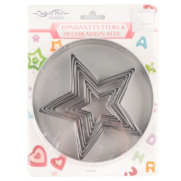 CUTLERY PRO-BỘ VÒNG KHUÔN BÁNH 50MM (PASTRY CUTTER, 6PCS, STAR)_P000426