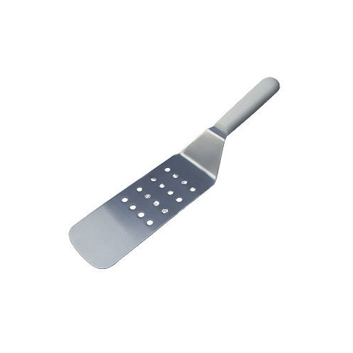 XẺNG INOX CÁN NHỰA CÓ LỖ 7.5X24CM (PERFORATED HAMBURGER TURNER)