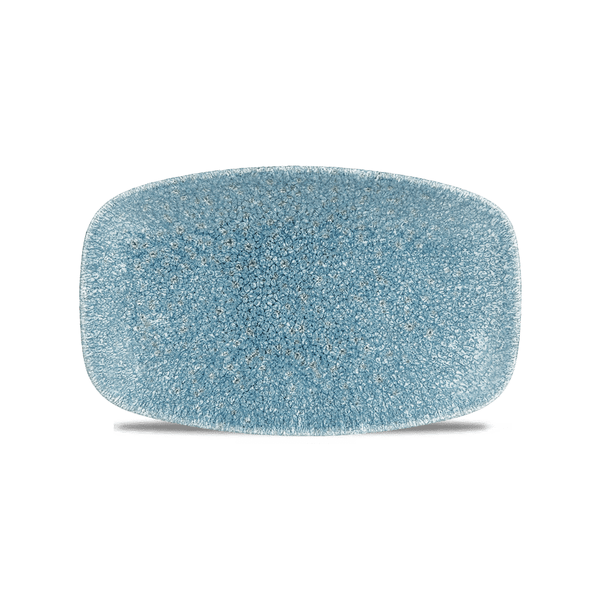 CHURCHILL-ĐĨA GỐM 20X12.1CM (RAKU TOPAZ BLUE OBLONG PLATE)