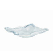 ATHENA-ĐĨA THỦY TINH MÀU SƯƠNG 83X83XH20MM (MINI GLASSWARE - SQUARE GOURMET PLATE, FROST)_P016807