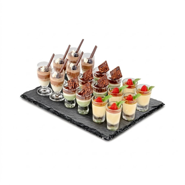 ATHENA-MẶT ĐÁ TRƯNG BÀY MÀU ĐEN 400X250X8MM (NATURAL SLATE)