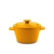 ATHENA-CHÉN SỨ CÓ NẮP MÀU VÀNG D100XH85MM (REECE MINI TUREEN)_P010615