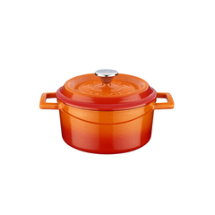 LAVA-NỒI GANG 0.76L, 14CM, MÀU CAM (TRENDY ROUND CASSEROLE)_P011862