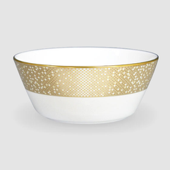 NARUMI-TÔ SỨ 14CM (FLAT RIM FRUIT BOWL, GOLD DUST)