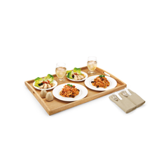 ATHENA-KHAY GỖ 600 X 400 X 58MM (WOODEN TRAY)