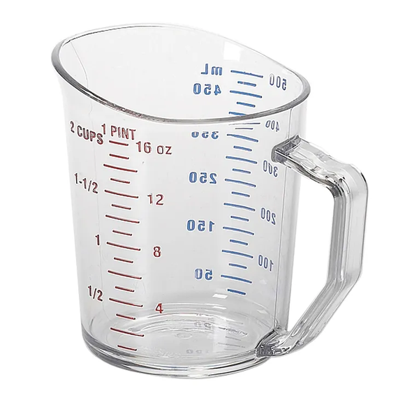 CAMBRO-CA NHỰA MÀU TRONG 0.5L (PC MEASURING CUP)