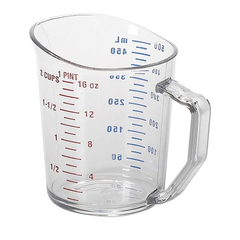 CAMBRO-CA NHỰA MÀU TRONG 0.5L (PC MEASURING CUP)