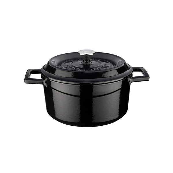 LAVA-NỒI GANG D20CM 2.82L MÀU ĐEN (CASSEROLE)