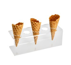 GIÁ KEM ỐC QUẾ 24X8X8CM (ICE CREAM CONE HOLDER)