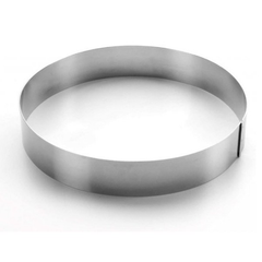 KHUÔN BÁNH INOX 28X6CM (ROUND CAKE RING)_P001337