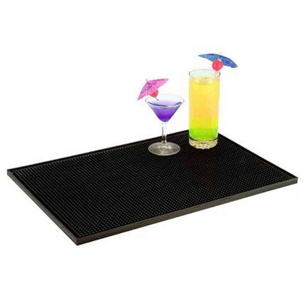 JIWINS-TẤM LÓT QUẦY BAR MÀU ĐEN 450X300X10MM (SERVICE MAT)_P003705
