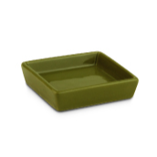 ATHENA-ĐĨA SỨ MÀU XANH LÁ 80X80X20(H)MM (KUBA SQUARE PLATE, OLIVE) _P042748