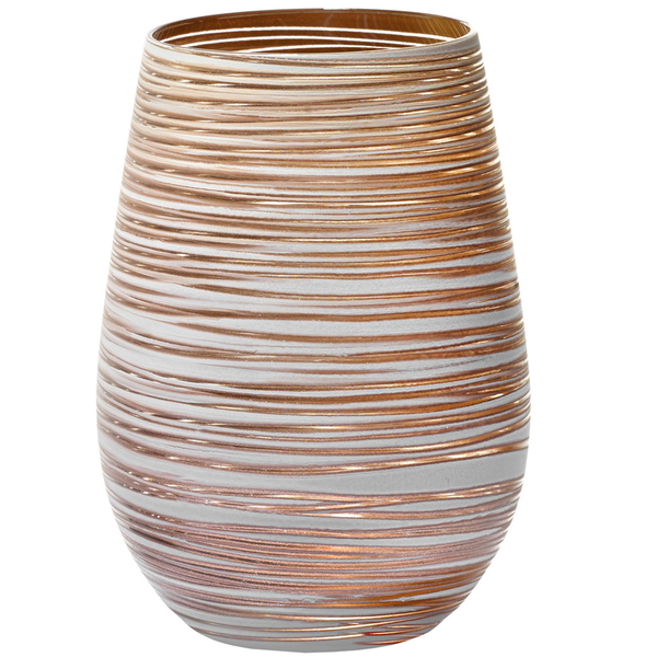 STOELZLE-LY THỦY TINH MÀU TRẮNG/ĐỒNG 465ML (TWISTER TUMBLER)