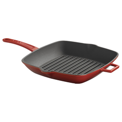 LAVA-CHẢO GANG 26X26CM, MÀU ĐỎ (GRILL PAN)_P036548