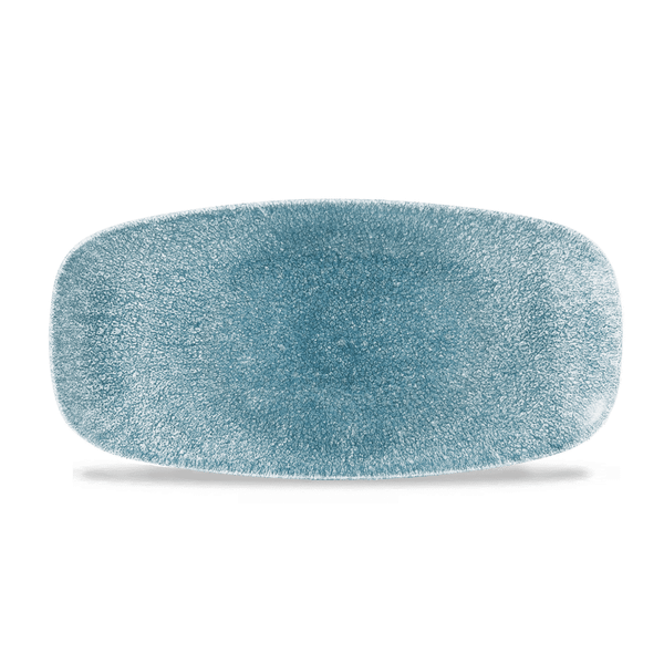 CHURCHILL-ĐĨA GỐM 29.8X15.3CM (RAKU TOPAZ BLUE PLATE)
