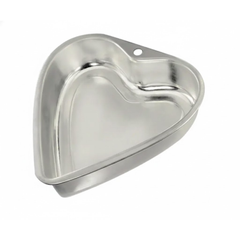 KHUÔN BÁNH 225X187X37MM (HEART SHAPE MOULD, ROLLED EDGES) P008209