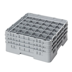 CAMBRO-KHAY NHỰA MÀU XÁM 50X50XH22.5CM (CAMRACK 36 COMPARTMENT)