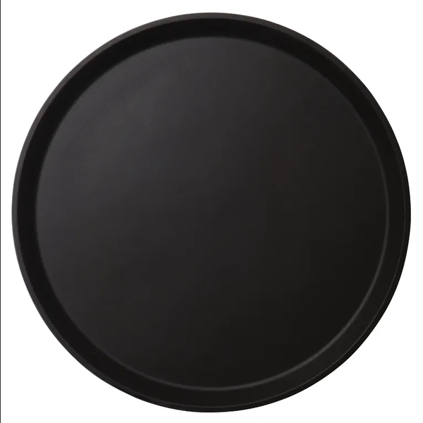 CAMBRO-KHAY NHỰA MÀU ĐEN 45CM (CAMTREAD ROUND TRAY)