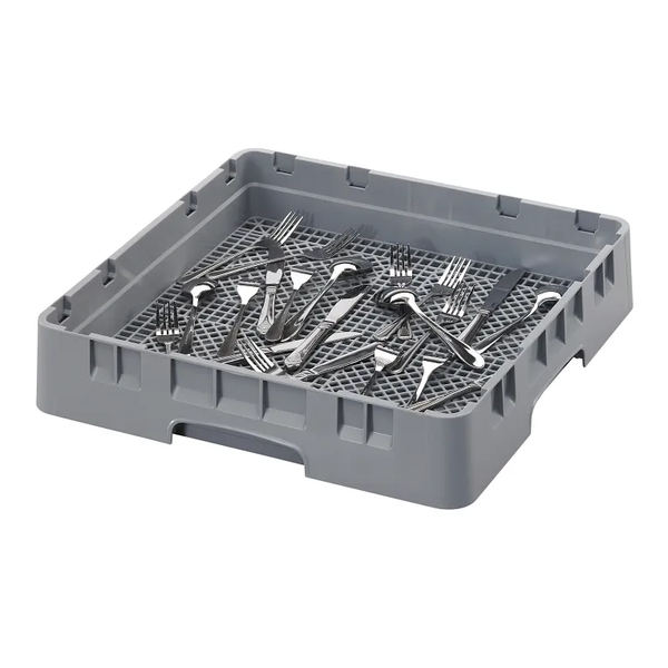 CAMBRO-KHAY NHỰA MÀU XÁM H10.1CM (CAMRACK FLATWARE FULL)