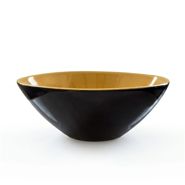 TÔ MÀU NÂU 198X156XH75MM (HAZELNUT BOWL, HAZELNUT&DARK BROWN)