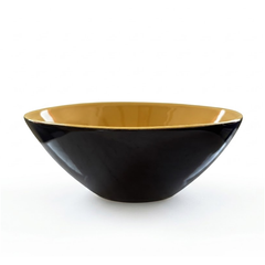 TÔ MÀU NÂU 198X156XH75MM (HAZELNUT BOWL, HAZELNUT&DARK BROWN)