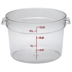 CAMBRO-HỘP NHỰA 11.4L MÀU TRONG (PC ROUND FOOD STORAGE CONTAINER)_P007229