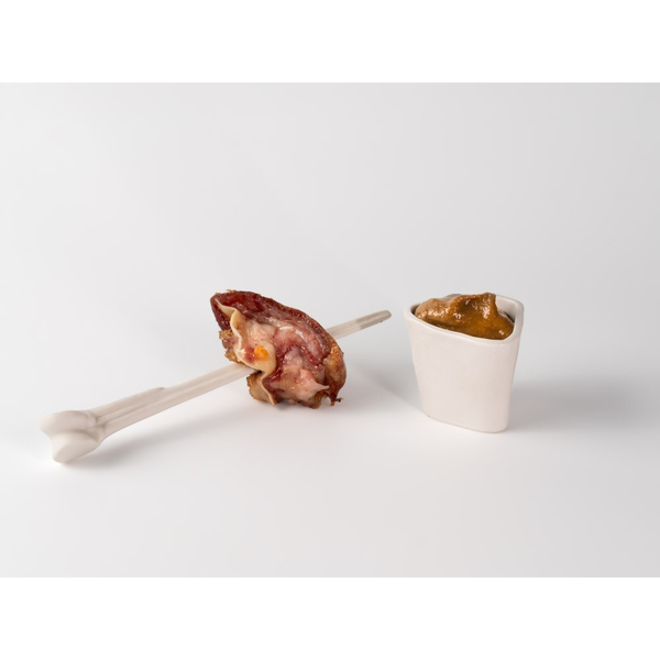 BỘ 3 QUE XIÊN 18CM (PORCELAIN BONE SKEWER)