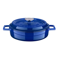 LAVA-NỒI GANG MÀU XANH DƯƠNG 24CM 2.47L (ROUND CASSEROLE)