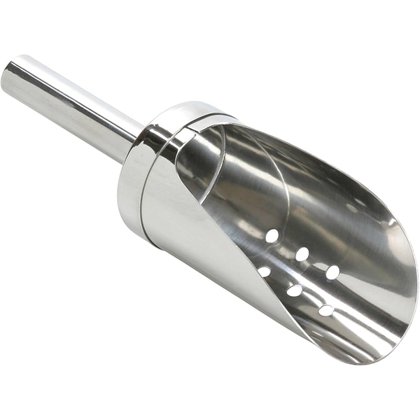 MUỖNG XÚC ĐÁ INOX (ICE SCOOP PERFORATED W/PIPE HANDLE)