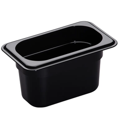 CAMBRO-KHAY NHỰA MÀU ĐEN 17.6X10.8XH10CM (FOOD PAN GN1/9)