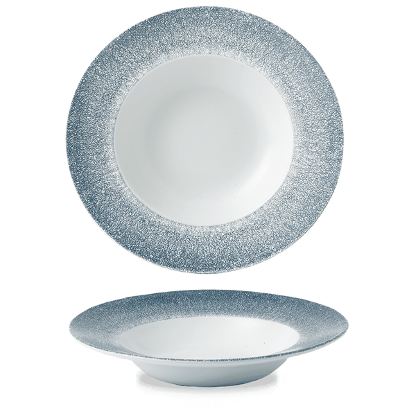 CHURCHILL-TÔ GỐM 28CM (RAKU TOPAZ BLUE WIDE RIM BOWL)