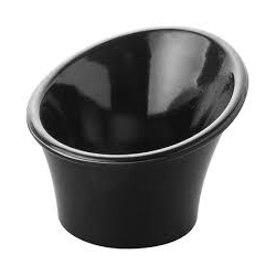 LAVA-CHÉN SỐT NHỰA MÀU ĐEN D8CM (MELAMINE SAUCE CUP)