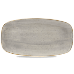 CHURCHILL-ĐĨA GỐM 35.5X18.9CM (STONECAST PEPPERCORN GREY CHEFS' OBLONG PLATE)