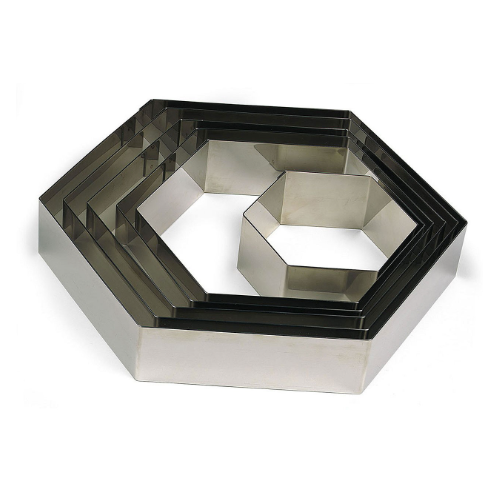 KHUÔN CẮT 50X50X30MM (CAKE RING HEXAGON) P006816