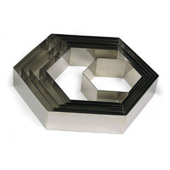 KHUÔN CẮT 50X50X30MM (CAKE RING HEXAGON) P006816