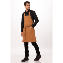 TẠP DỀ (ROCKFORD PIGMENT DYE CANVAS BIB APRON, NUTMEG)