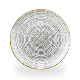 CHURCHILL-ĐĨA GỐM 16.5CM (STUDIO PRINTS STONE GREY EVOLVE COUPE PLATE)_P033470