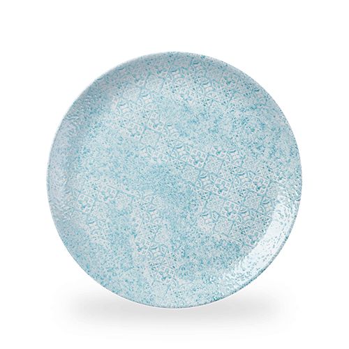 CHURCHILL-ĐĨA GỐM 28.8CM (MED TILES AQUAMARINE COUPE PLATE)
