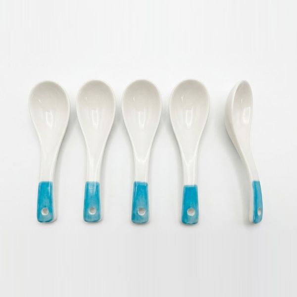 MUỖNG SỨ (SOUP SPOON S (PINK+GREY))
