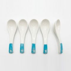 MUỖNG SỨ (SOUP SPOON S (PINK+GREY))