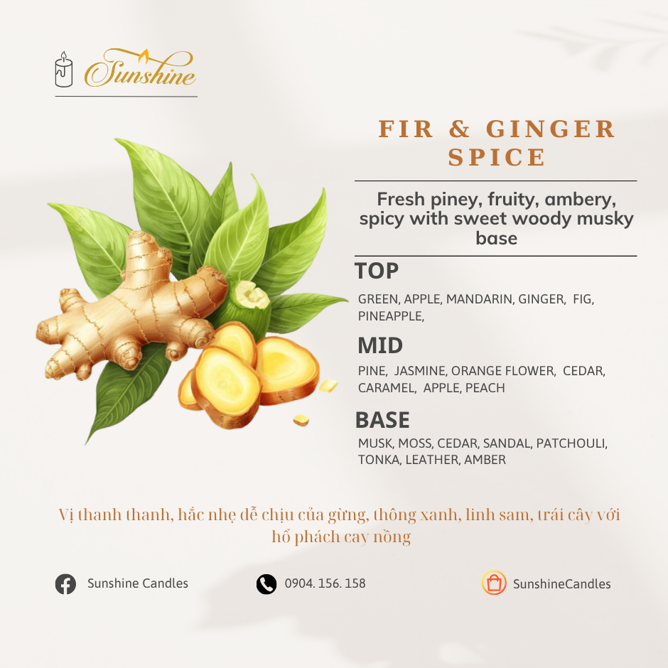 Ginger Notes Sunshine Candles
