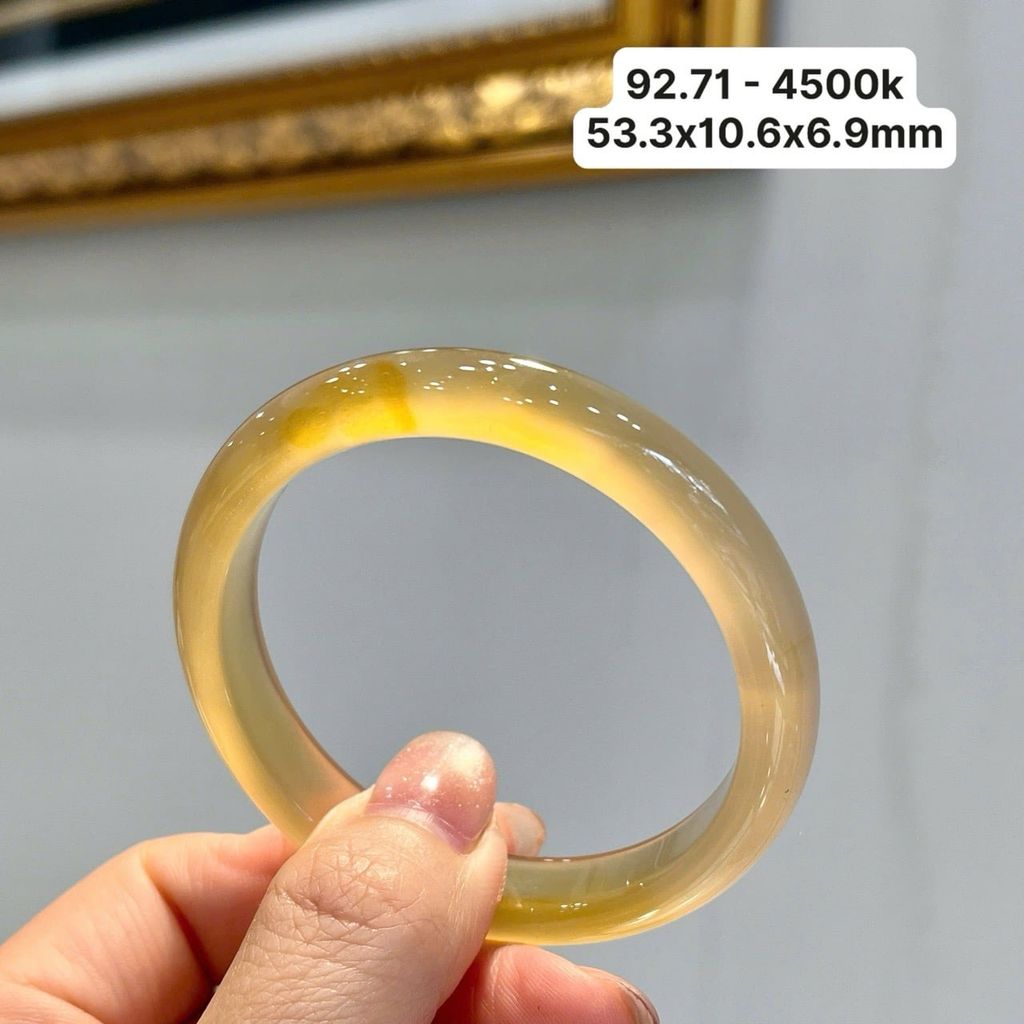 Vòng Ngọc Tuỷ Chalcedony Hoàng Kim 92.71