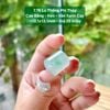 Lu Thống Phỉ Thúy  Cao Băng - Keo - Vân Xanh Cay  ~13,1x13,1mm 7.76