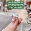 Nhẫn Ngọc Phỉ Thúy  Băng - Bạch Nguyệt Quang  VT 14K - Moissanite ~6,3x11,5mm 129.25