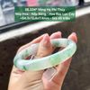 Vòng Hẹ Phỉ Thúy Nếp Hóa - Nếp Băng - Hoa Bay Lục Cay ~54,3x10,6x7,4mm 26.334*