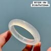 Vòng Hẹ Mã Não Chalcedony Bạch Nguyệt Quang ~51.4x11x7.2mm - 97.124