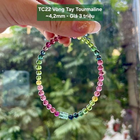 Vòng Tay Tourmaline  ~4,2mm TC22