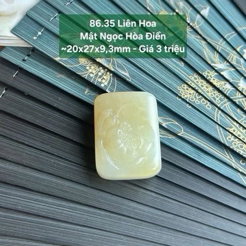 Liên Hoa  Mật Ngọc Hòa Điền  ~20x27x9,3mm 86.35