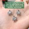 Khóa Trường Mệnh Phỉ Thúy  Thủy Tinh - Bạch Nguyệt Quang  Vàng Trắng 14K - Moissanite tấm 128.56